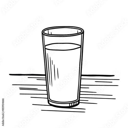 Glass of water