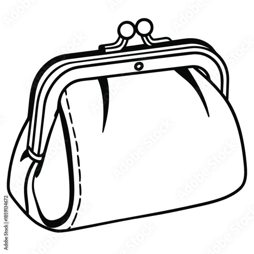Laddies purse illustration 