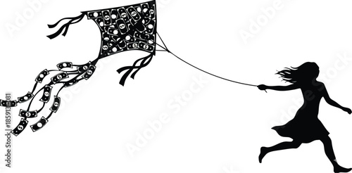 Financial Freedom and Ambition Concept Illustration