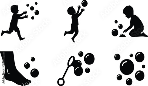 Joyful Childhood Moments with Soap Bubbles