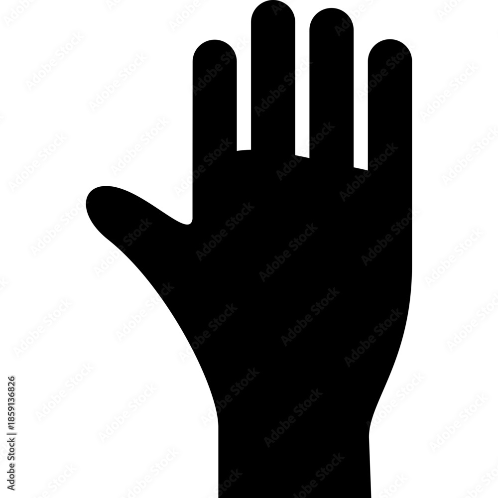 Fototapeta premium hand sign vector illustration