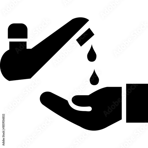 Washing hands icon. Vector. Flat and modern style.