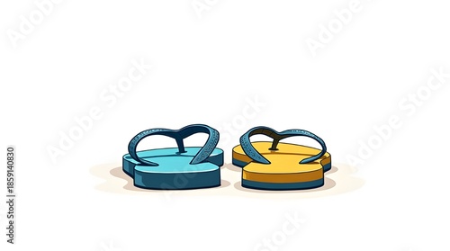 baby shoes on white background