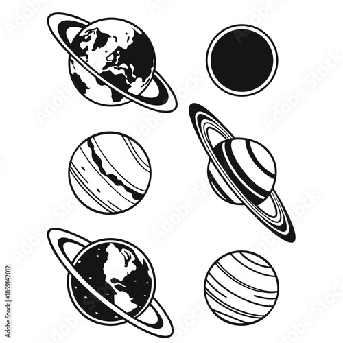 Illustrated planets