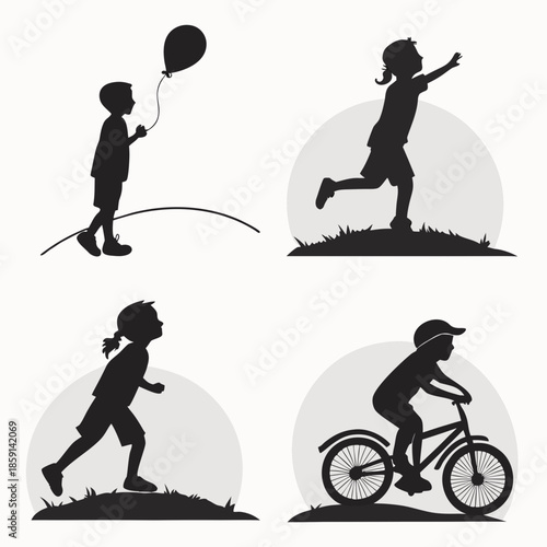 Children playing outdoors