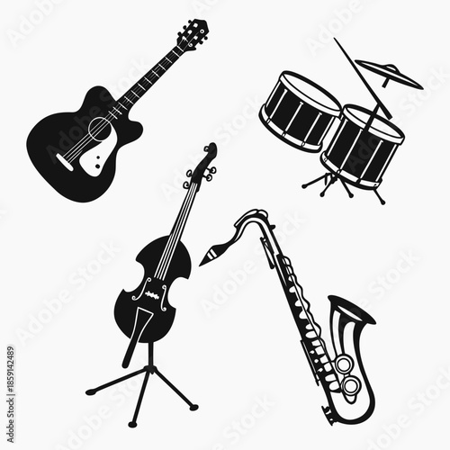 Collection of musical instruments