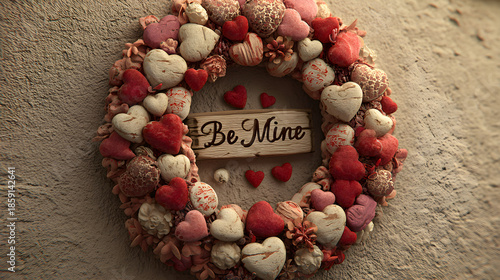 Valentine's Day Heart Wreath