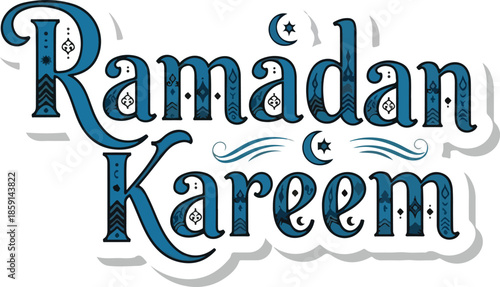 Ramadan Kareem A Festive and Decorative Illustration for the Holy Month of Ramadan