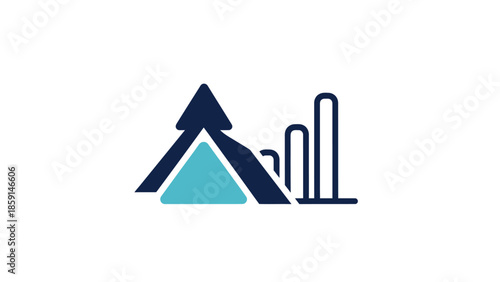 Business growth and financial success represented by a graphic illustration.