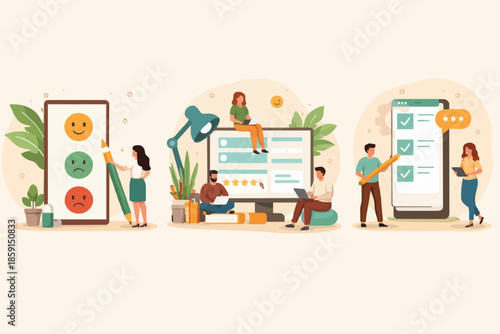 People Working With Devices