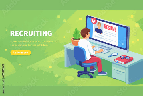 Hiring Process Illustration