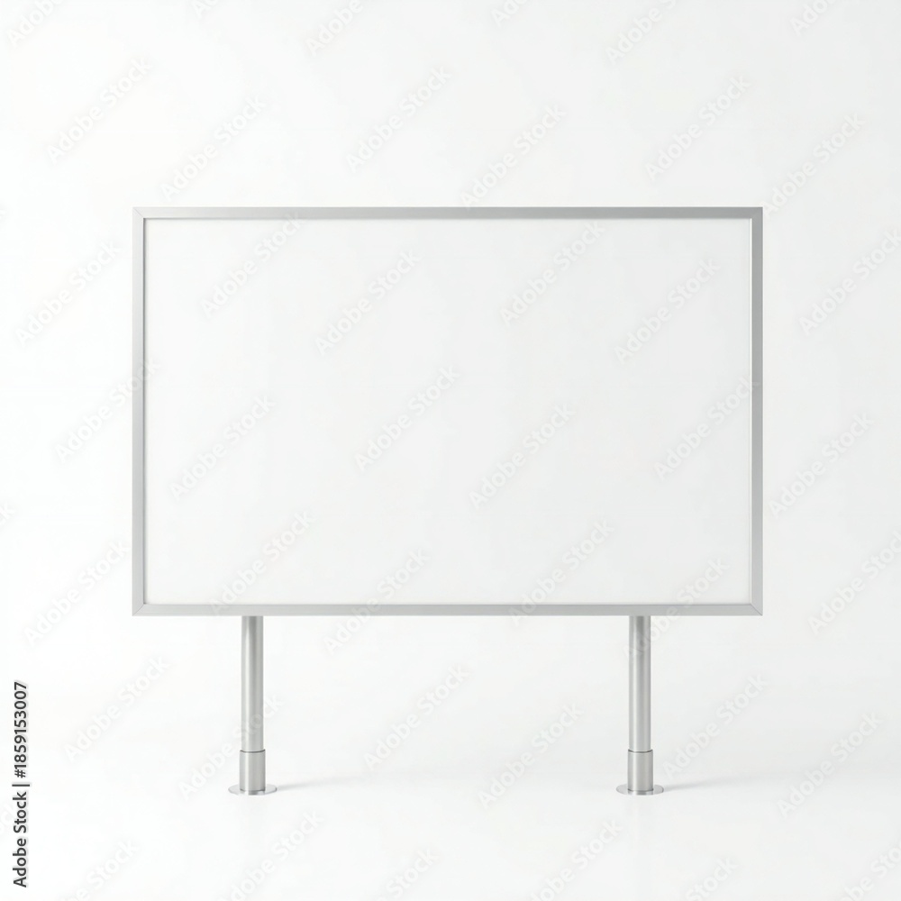 Obraz premium Modern white tv on stand