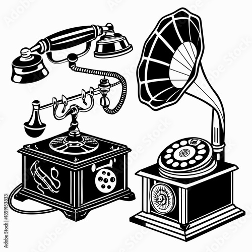 Vintage communication devices