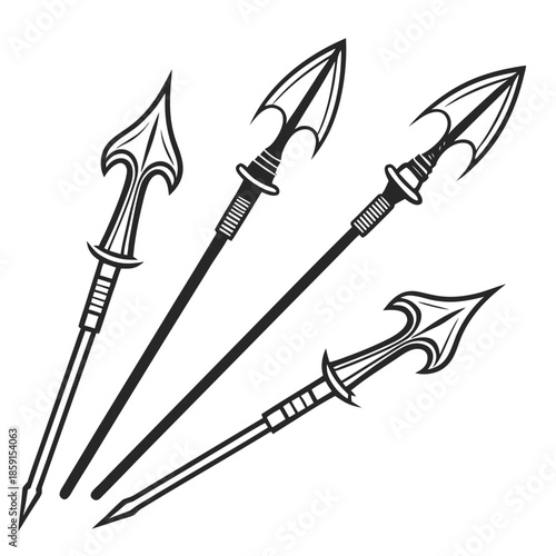 Collection of spears