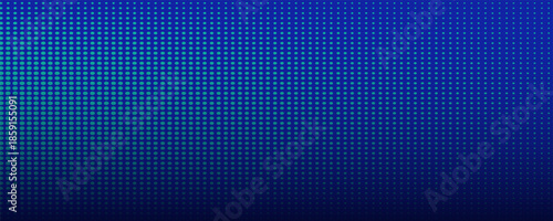 halftone with blue-green gradient, abstract background pattern, neon light reflecting walls and floor, dark colors, modern digital technology speed vector.