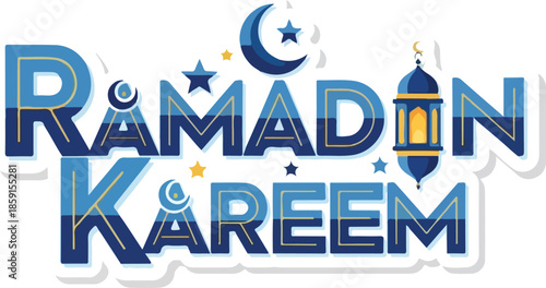 Ramadan Kareem A Festive and Celebratory Graphic Design for the Holy Month of Ramadan