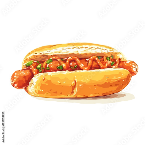 Delicious Hot dog Design Very Cool