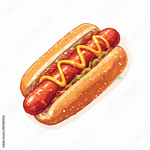 Delicious Hot dog Design Very Cool