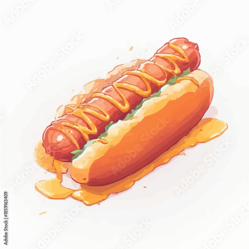 Delicious Hot dog Design Very Cool