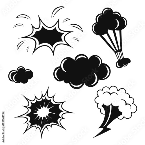 Explosion and smoke effects