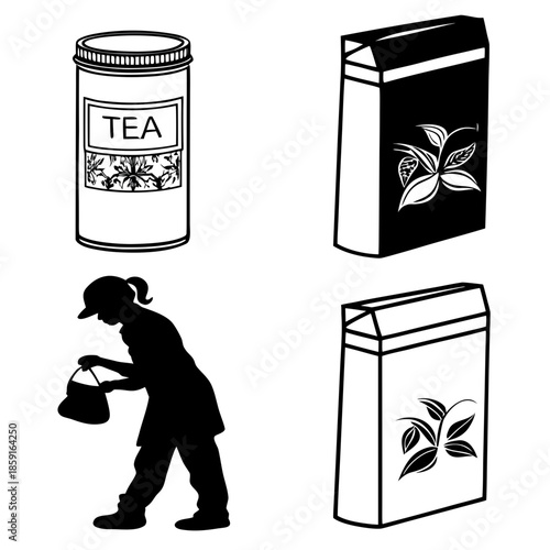 Tea packaging and harvesting