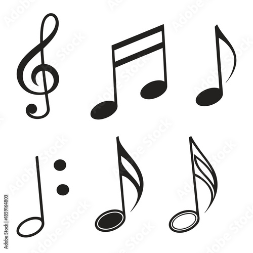 Music notes illustration