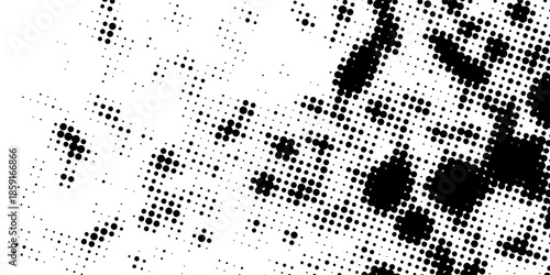 Modern abstract background. Halftone dots in circle form. Spiral logo, icon or design element.