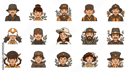 Diverse Pixel Art Characters A Collection of Unique Avatars for Your Projects