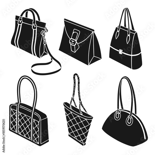 Collection of handbags