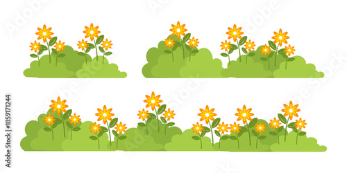 green grass illustration, sustainable grass nature, grass design in flat style	
