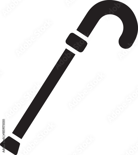 Classic cane walking stick for elderly assistance support mobility