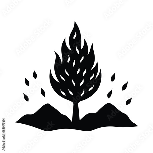 burning bush biblical symbol