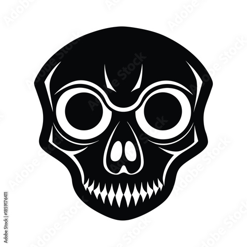 skull eye pattern illustration