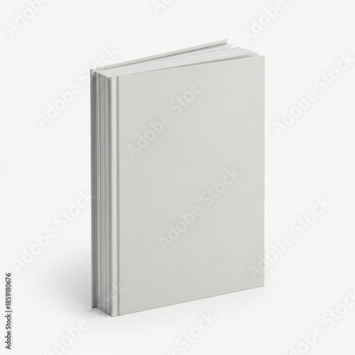 White book isolated on white background