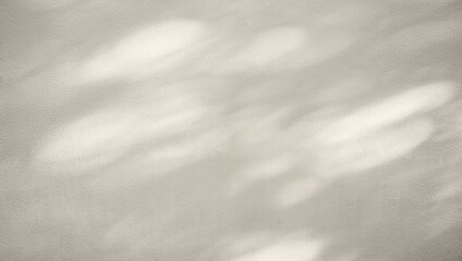 Minimal beige wall background with soft natural light and shadow overlay creating. Perfect for product mockups or presentation templates