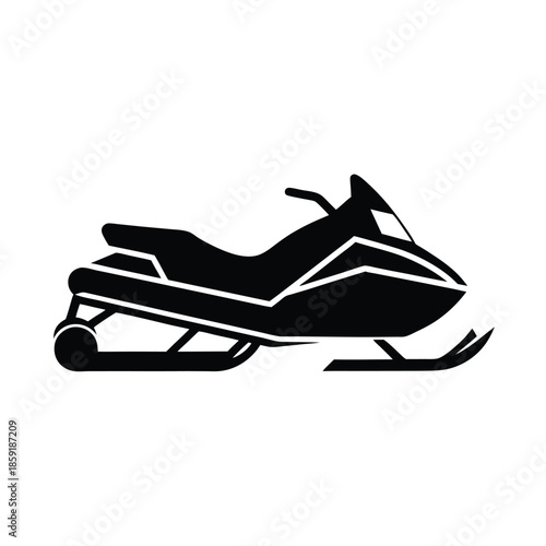 Snowmobile Winter Transport Icon