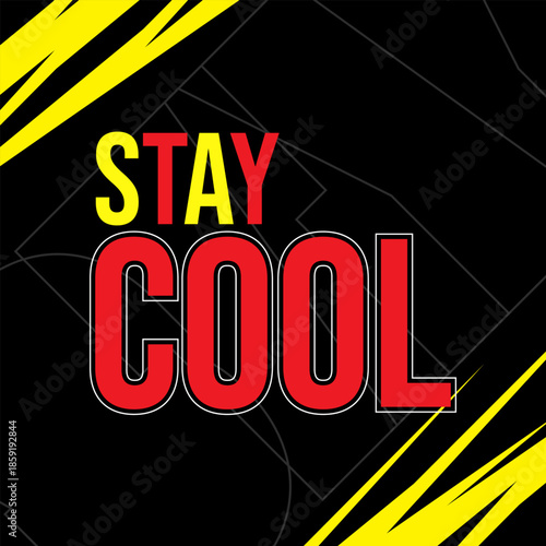 Minimal bold typography design with red quote text 