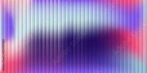 Ripple gradient background design. Vector illustration with ripple glass texture effect. Trendy Y2K design banner. Modern colourful gradient background with glass displacement effect.