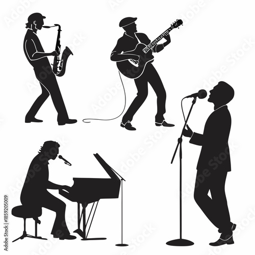 Jazz musicians performing