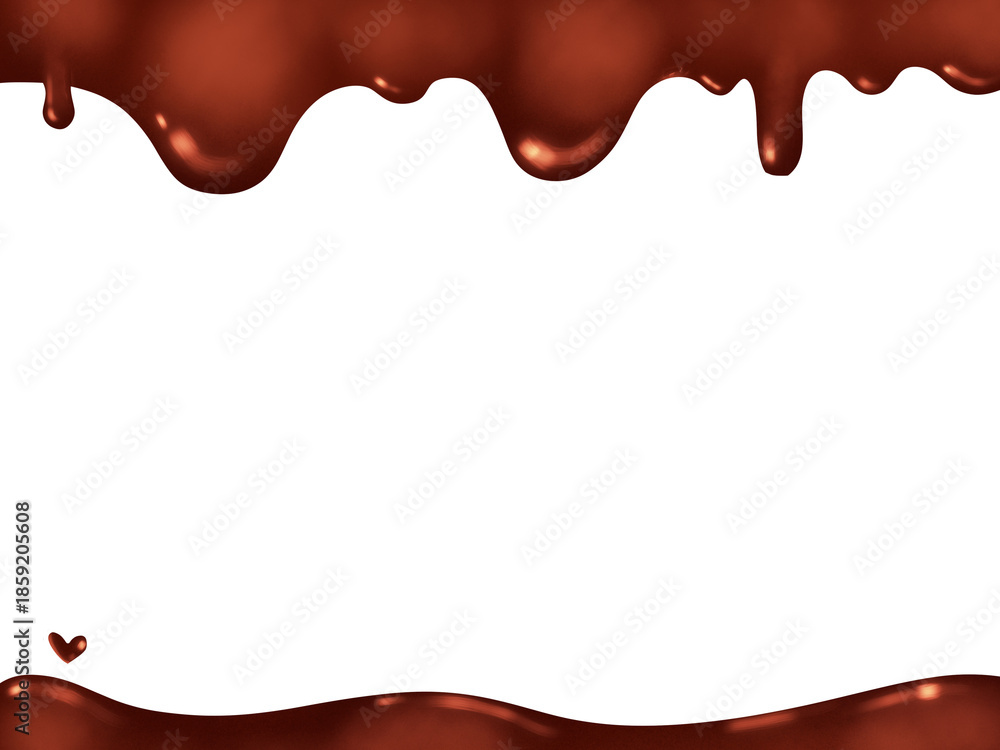 Obraz premium チョコレートの背景素材