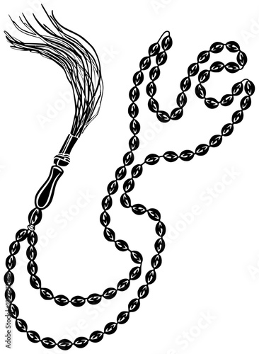 meditation illustration yoga silhouette mala logo buddhism icon relaxation outline woman prayer spiritual mantra traditional bead tibetan meditating peace shape sacred vector graphic background