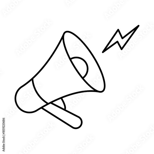 Announcement icon. Vector icon dsign