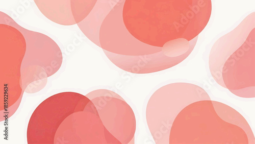 A vibrant illustration of overlapping red circles on a white background
