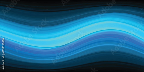 A flowing abstract blue wave design featuring light lines and liquid motion creates a digital art texture with a vibrant sea color pattern for a dynamic energy wallpaper backdrop