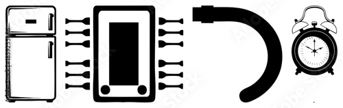 Appliance with and alarm clock