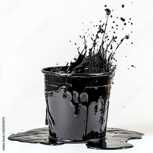 paint splashes on white