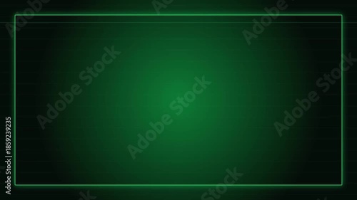 Futuristic System Scanning Interface with Digital HUD Animation.