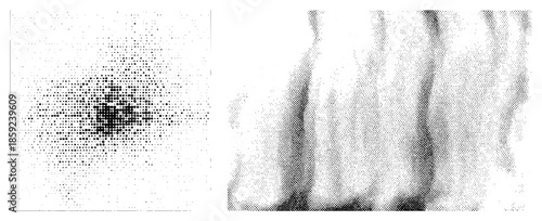 Abstract halftone dot vector