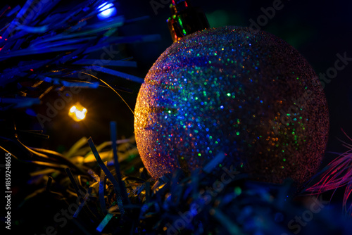 Christmas decoration ball tree light bubble 