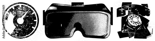 speedometer vr headset rotary phone